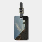 ローントーレイパインカリフォルニアサンセットランドスケープ ラゲッジタグ (正面縦)