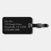 ローントーレイパインカリフォルニアサンセットランドスケープ ラゲッジタグ (裏面横)