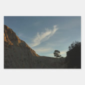 ローントーレイパインカリフォルニアサンセットランドスケープ ラッピングペーパーシート (正面)