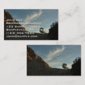 ローントーレイパインカリフォルニアサンセットランドスケープ 名刺 (正面/裏面)