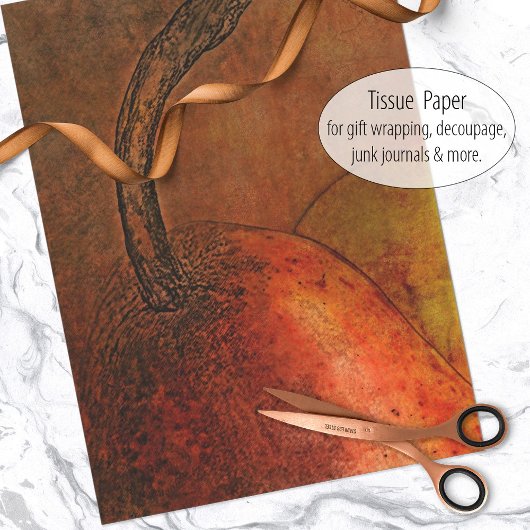 ローンナシ絵画果実 薄葉紙