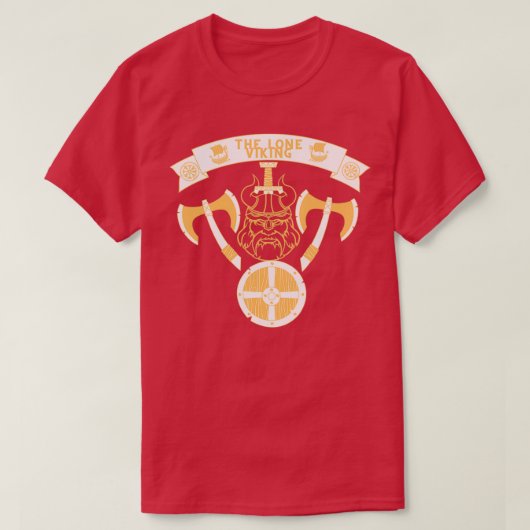 ローンバイキング Tシャツ (デザイン正面)