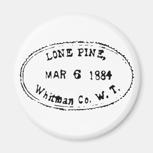 ローンパインゴーストマーク マグネット (正面)