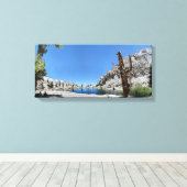 ローンパイン湖 – ホイットニー山トレイル – シエラネバダ キャンバスプリント (インサイチュ (ウッドフロア))