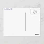 ローンパイン湖、ホイットニー山 ポストカード (裏面)