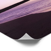 ローンパームツリーアットサンセットココナッツグローブビーチ2 ポスター (角)