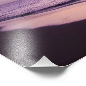 ローンパームツリーアットサンセットココナッツグローブビーチ フォトプリント            (角)