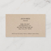 ローンフォー気にシーズンズ造園 名刺 (裏面)