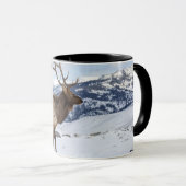 ローンブルエルク |イエローストーン国立公園 マグカップ (正面右)