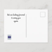 ローンプバケーションハウスサンキューゲス感謝していト ポストカード (裏面)