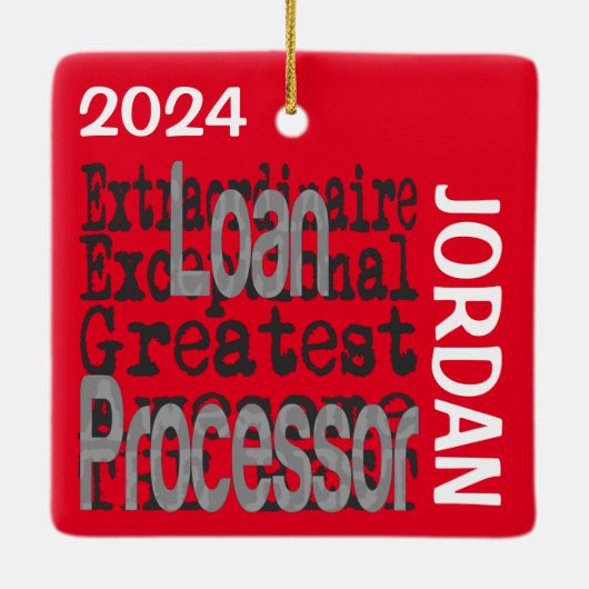 ローンプロセッサの超法規性カスタム セラミックオーナメント (裏面)