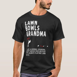 ローンボウルおばあちゃんアイディアfor Women & Retirement Tシャツ