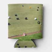 ローンボウルのゲームのアクション、クーラーボックス 缶クーラー (正面)