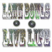 ローンボウルのライフ・ロゴ、 シール (正面)