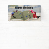 ローンボウルの本ポップアウト芸術、誕生日バナー 横断幕 (インサイチュ)