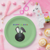 ローンボウルイースターバニー、紙パーティープレート ペーパープレート (パーティー)