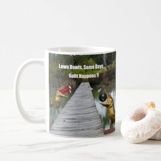 ローンボウルオーストラリア分割が起こる、コーヒーマグ コーヒーマグカップ (ドーナツ)