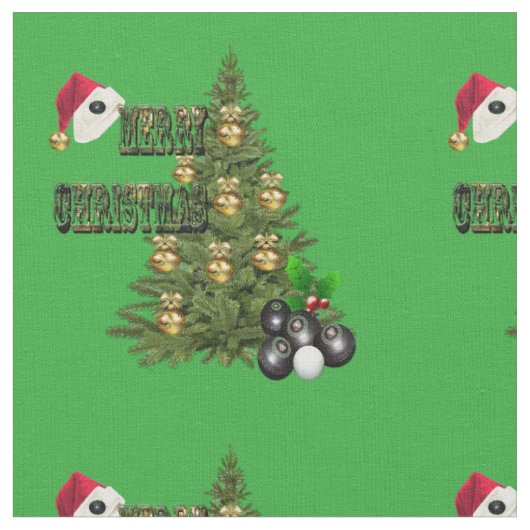 ローンボウルスクリスマスツリーデザイン、 ファブリック (クローズアップ)