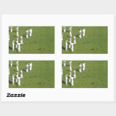 ローンボウルズイングランド 長方形シール (シート)