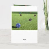 ローンボウルハッピーバースデー、 カード (裏面)