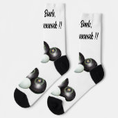 ローンボウルビートおもしろいハウスワーク，クルーソックス ソックス (左)