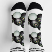 ローンボウルビートおもしろいハウスワーク，クルーソックス ソックス (上部)