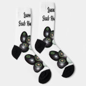 ローンボウルビートおもしろいハウスワーク，クルーソックス ソックス (右)