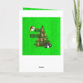 ローンボウルメリークリスマスデザイン カード (裏面)