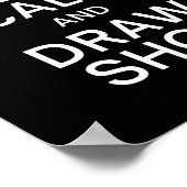 ローンボウル保- Calm & Draw Shot ポスター (角)