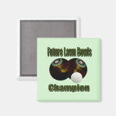 ローンボウル未来チャンピオン。 マグネット (正面/裏面)