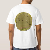 ローンボウル2024ゴールデンコイン、メンズバリューTシャツ Tシャツ (裏面)