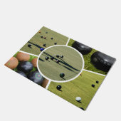 ローンボウル5つの写真コラージュ、ドアマット ドアマット (アングル)