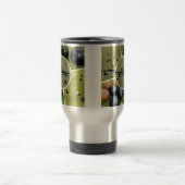 ローンボウル5つの写真フォトコラージュ、タンブラー トラベルマグ (中央)