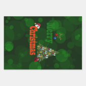 ローンボウル、クリスマス紙セット ラッピングペーパーシート (正面2)