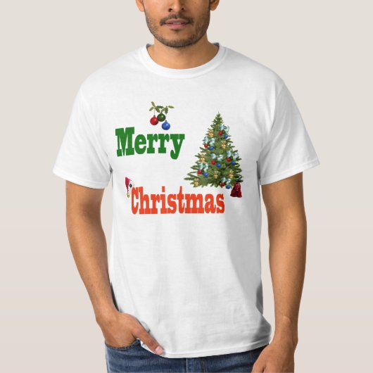 ローンボウル、クリスマスTシャツ Tシャツ (正面)