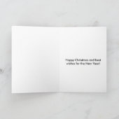 ローンボウル、ショートマットボウルのクリスマスカード シーズンカード (内部)