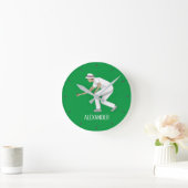 ローンボウル ラウンド壁時計 (ホーム)