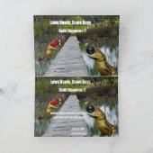 ローンボウルAustraliaスプリットが発生する、誕生日カード カード (内部)