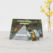 ローンボウルAustraliaスプリットが発生する、誕生日カード カード (黄色い花)