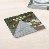 ローンボウルAustralia Splitが起こる、紙コースター スクエアペーパーコースター (アングル)