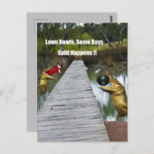 ローンボウルAustralia Split Occurs、ポストカード ポストカード (正面/裏面)