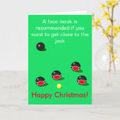 ローンボール、ショートマットボール、クリスマスカード カード (黄色い花)