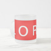 ローンマグ フロストグラスマグカップ (正面左)