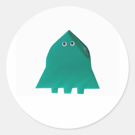 ローンマルティアンステッカー ラウンドシール (正面)