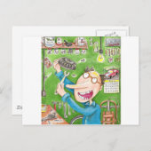 ローンモアの修正 ポストカード (正面/裏面)