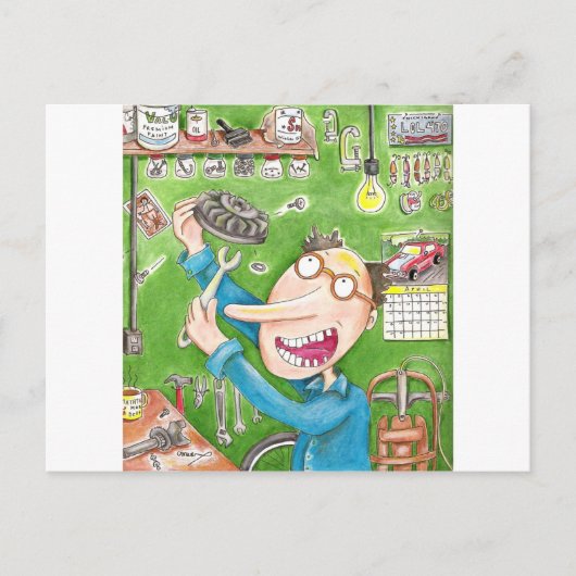 ローンモアの修正 ポストカード (正面)