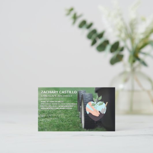 ローンモア | 植樹 名刺 (スタンド正面)