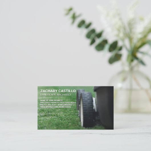 ローンモア | 生刈り草 名刺 (スタンド正面)