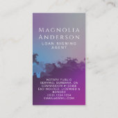 ローンモダンの署名エージェントペン 名刺 (裏面)