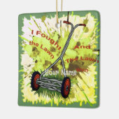 ローンモーアパパ セラミックオーナメント (左)